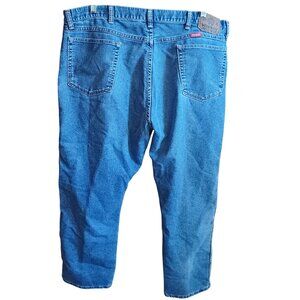 40x29 Vintage 90's Wrangler Authentic Denim Jeans Straight Leg Mens Perfect Fade